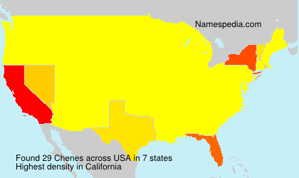 Surname Chenes in USA