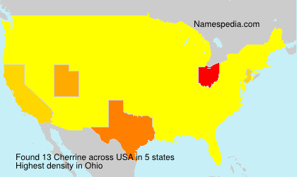 Surname Cherrine in USA