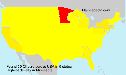Surname Chevre in USA