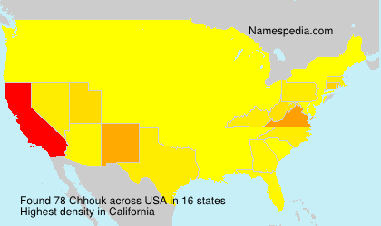 Surname Chhouk in USA