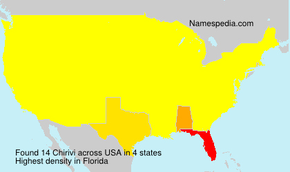 Surname Chirivi in USA