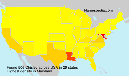 Surname Chisley in USA