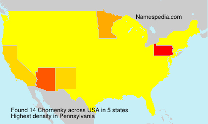 Surname Chornenky in USA