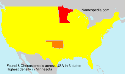 Surname Chrisostomidis in USA