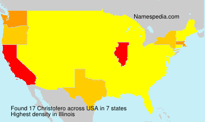 Surname Christofero in USA