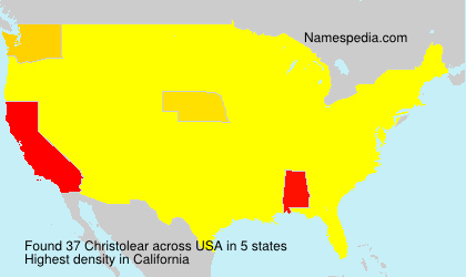 Surname Christolear in USA
