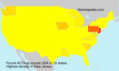 Surname Chup in USA