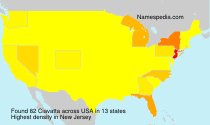 Surname Ciavatta in USA