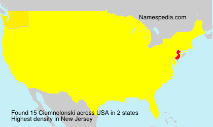 Surname Ciemnolonski in USA