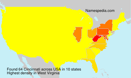 Surname Cincinnati in USA