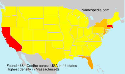Surname Coelho in USA