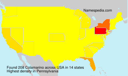 Surname Colamarino in USA