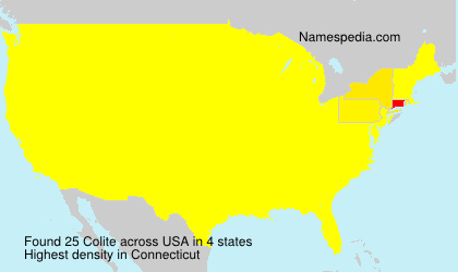 Surname Colite in USA