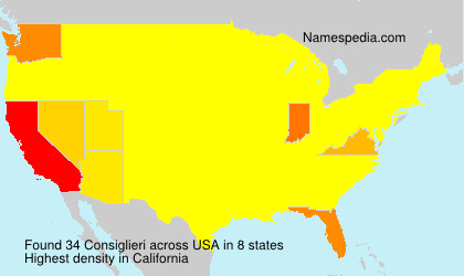 Surname Consiglieri in USA
