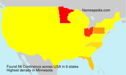 Surname Continenza in USA