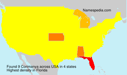Surname Corimanya in USA