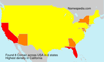 Surname Cornan in USA