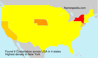 Surname Costantakos in USA