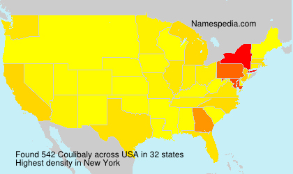 Surname Coulibaly in USA