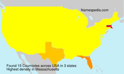 Surname Courniotes in USA