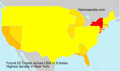 Surname Coyles in USA