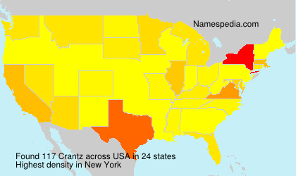Surname Crantz in USA
