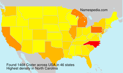 Surname Crater in USA