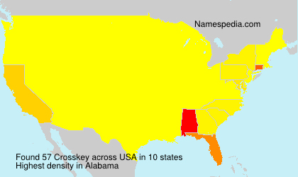 Surname Crosskey in USA