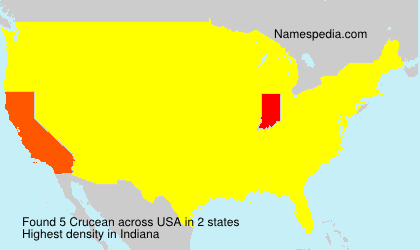 Surname Crucean in USA