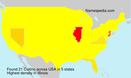 Surname Cuitino in USA