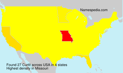 Surname Curtit in USA
