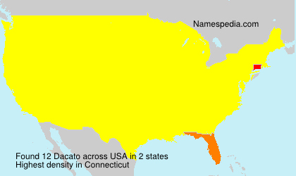 Surname Dacato in USA