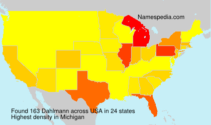 Surname Dahlmann in USA