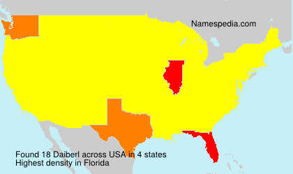 Surname Daiberl in USA