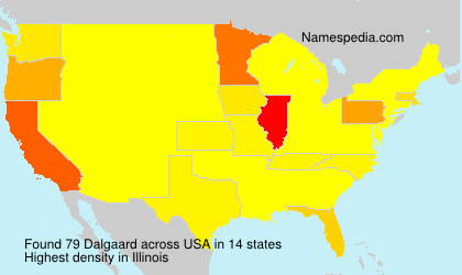 Surname Dalgaard in USA