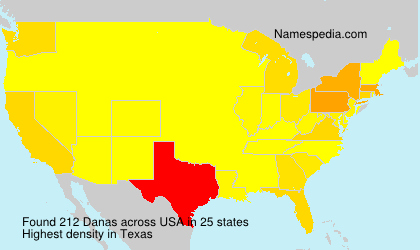 Surname Danas in USA