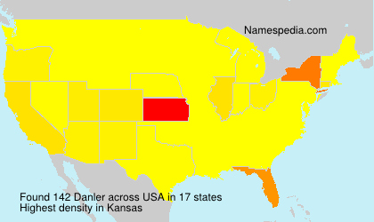 Surname Danler in USA