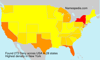 Surname Dany in USA