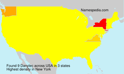 Surname Danylec in USA