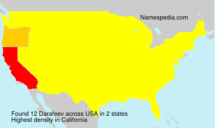 Surname Darafeev in USA