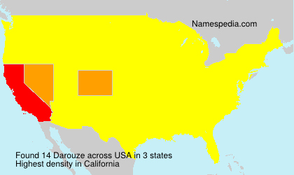 Surname Darouze in USA