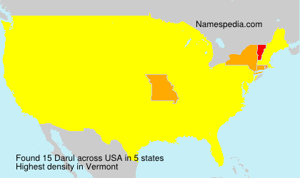 Surname Darul in USA