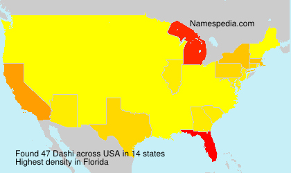 Surname Dashi in USA