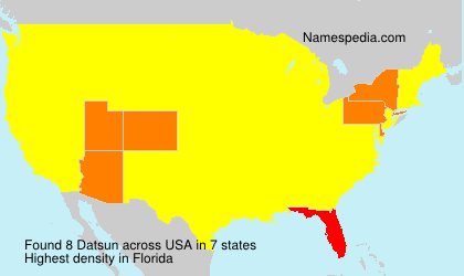 Surname Datsun in USA