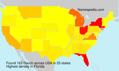 Surname Dauch in USA