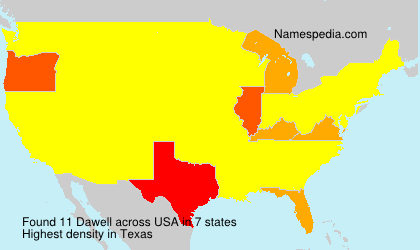 Surname Dawell in USA