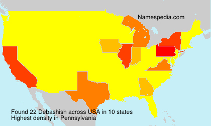 Surname Debashish in USA