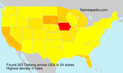 Surname Deberg in USA