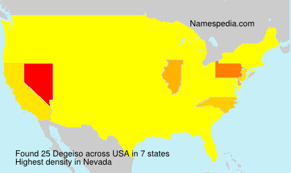 Surname Degeiso in USA
