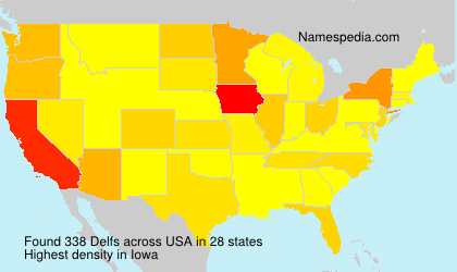 Surname Delfs in USA